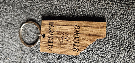 Custom Wood Engraved Keychains