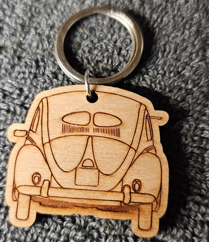Custom Wood Engraved Keychains