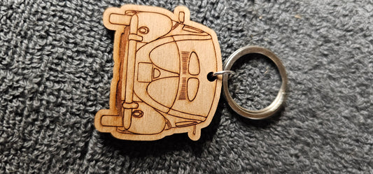 Custom Wood Engraved Keychains