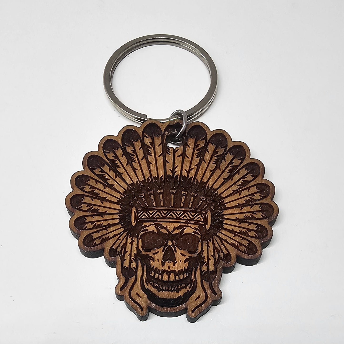 Custom Wood Engraved Keychains