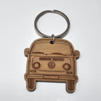 Custom Wood Engraved Keychains