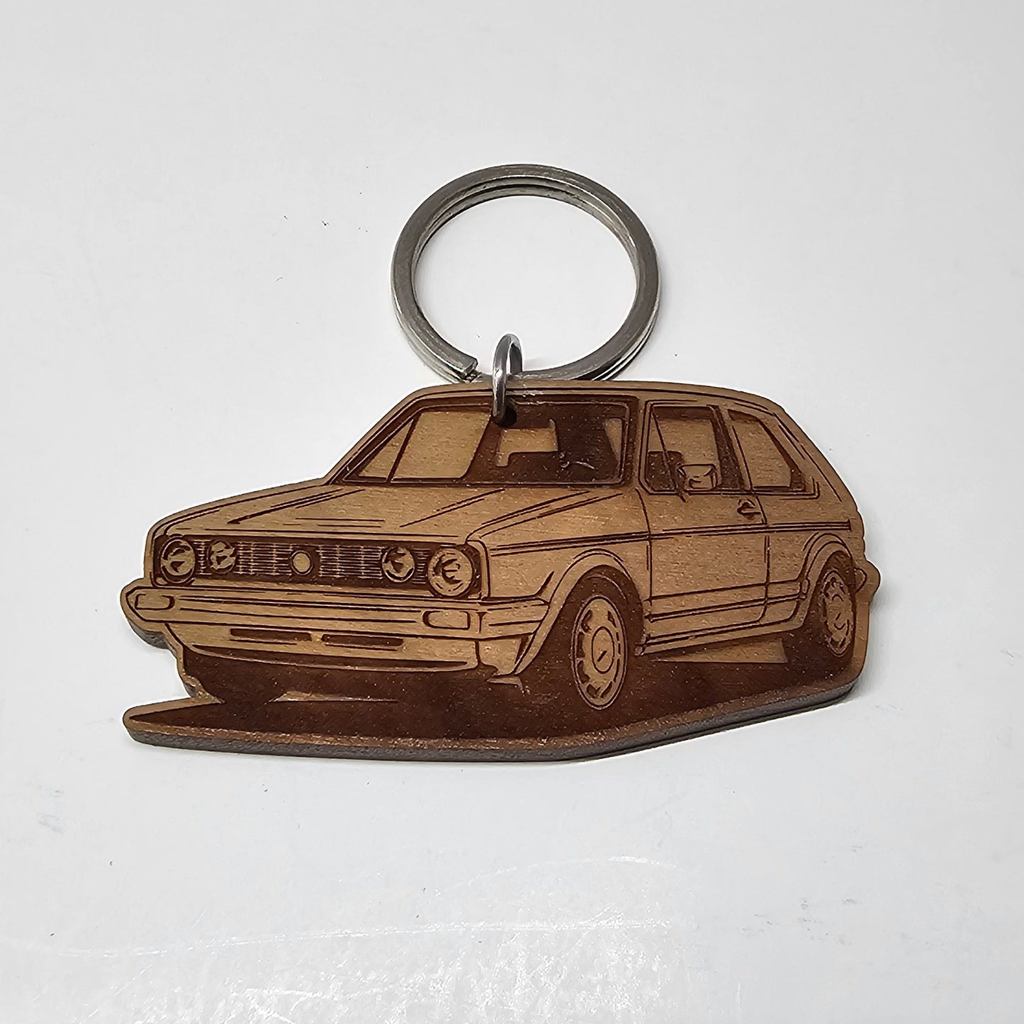 Custom Wood Engraved Keychains