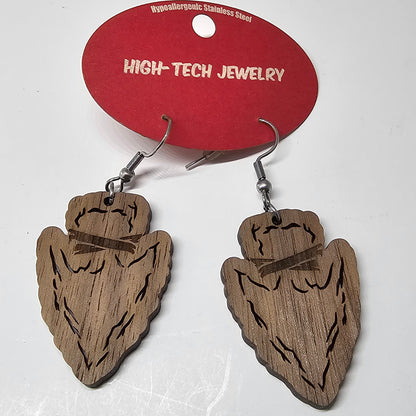 Custom Wood Earrings