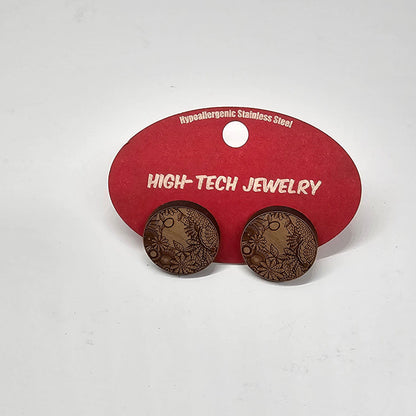 Custom Wood Earrings