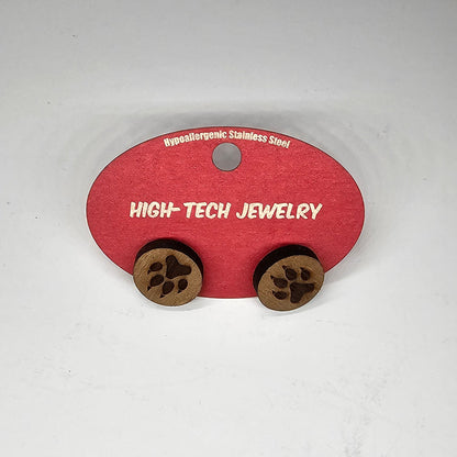 Custom Wood Earrings