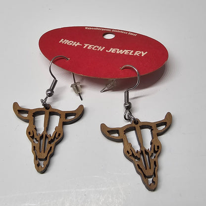 Custom Wood Earrings