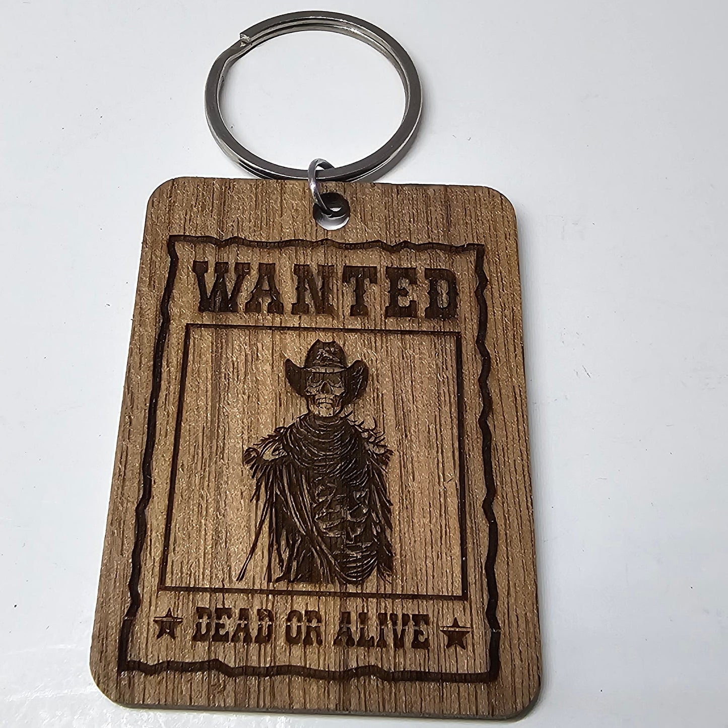 Custom Wood Engraved Keychains