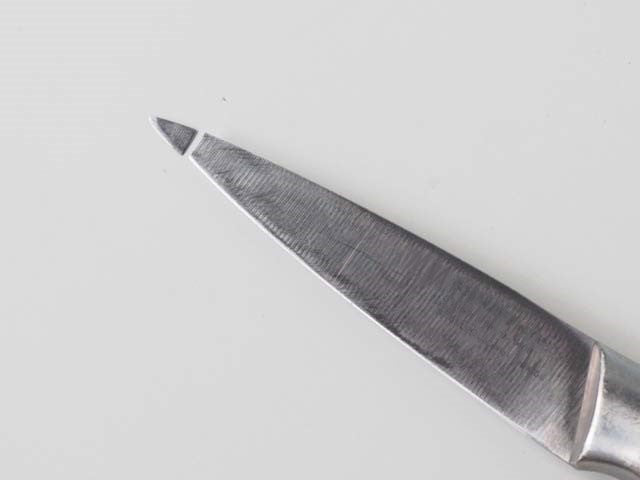 Sharpening Broken tip repair